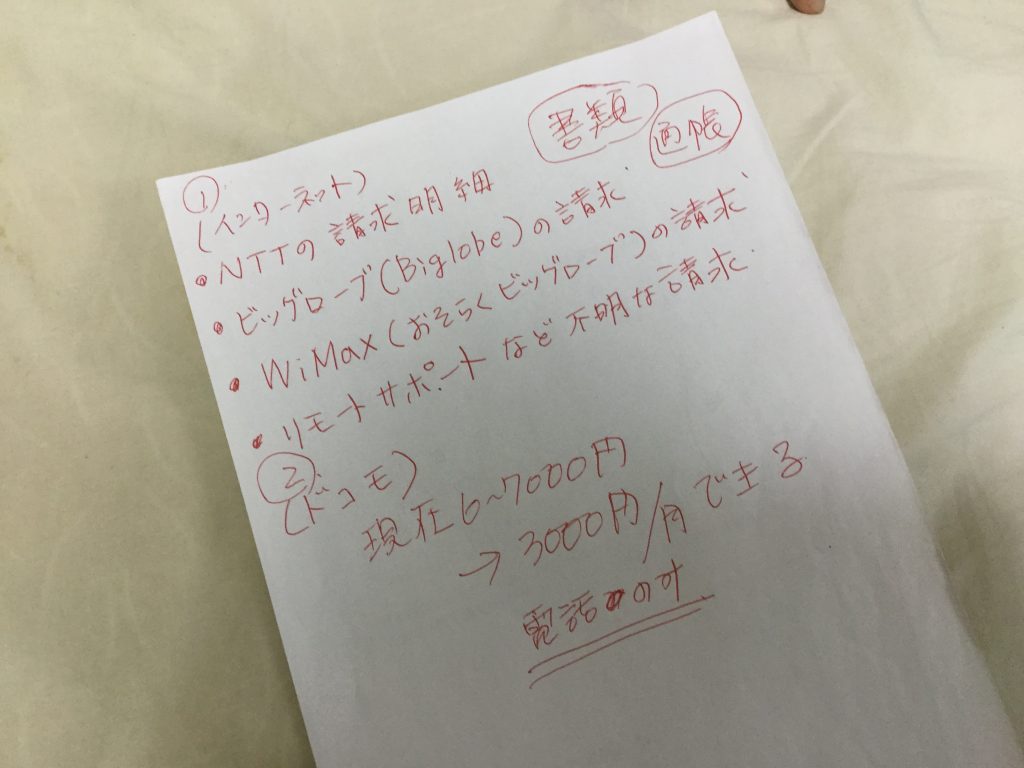 契約見直し