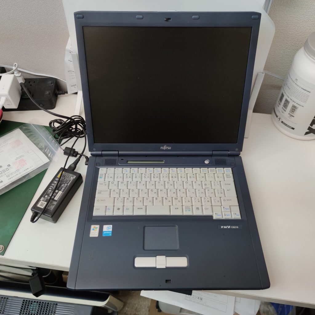 XPのノートパソコン