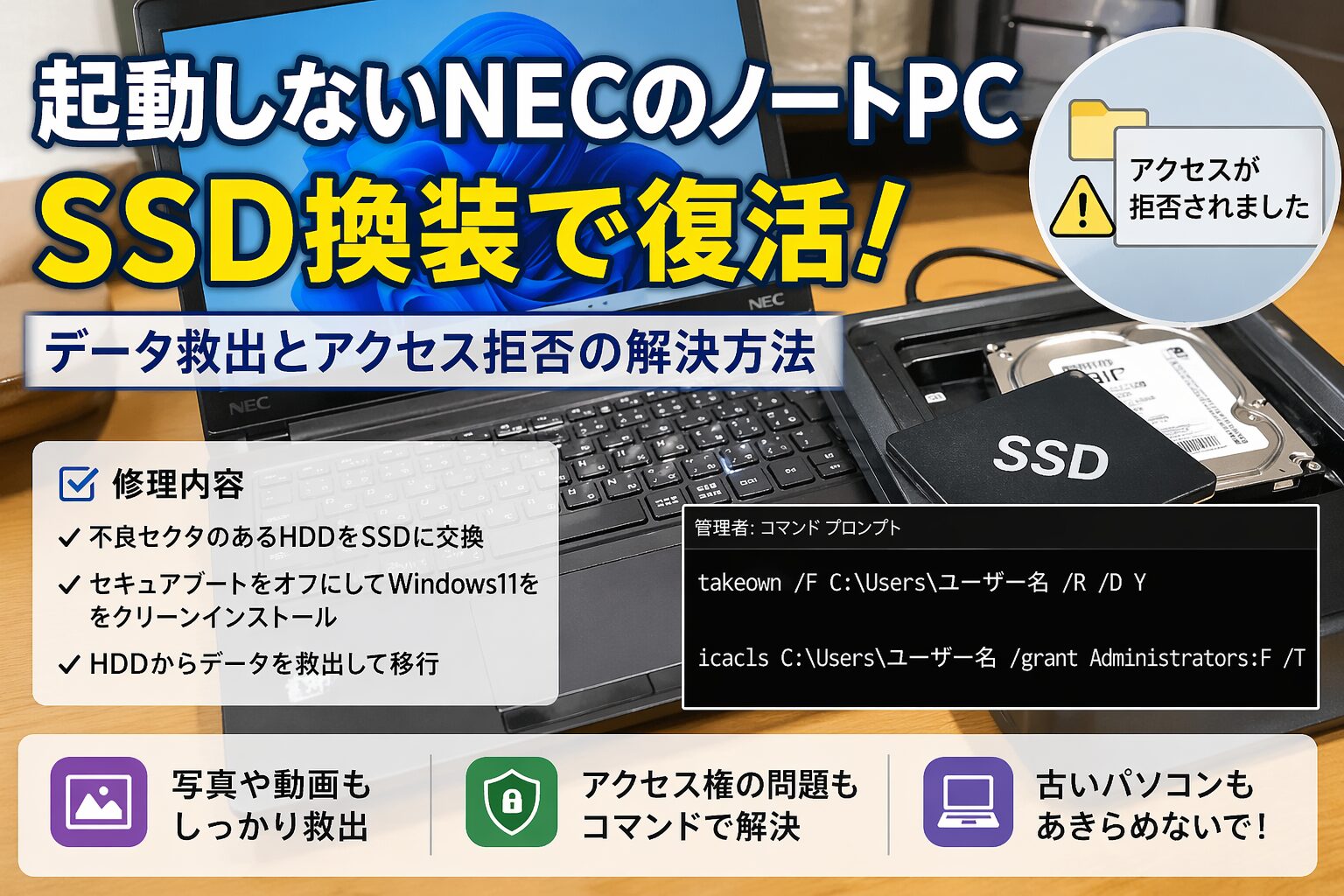ssd換装